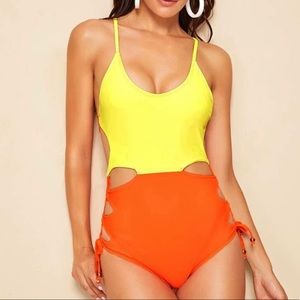 ☀️ NWT Gorgeous Bright One Piece Bathing Suit